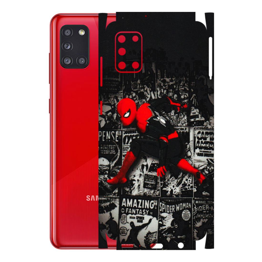 Samsung A/S Series Phone Skins (All Models) - SpiderMan New - 3D Embossed Finish (L-162) Samsung Galaxy A31