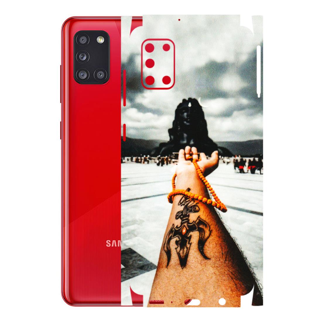 Samsung A/S Series Phone Skins (All Models) - Jai Adiyogi Mahakaal - 3D Embossed Finish (L-164) Samsung Galaxy A31