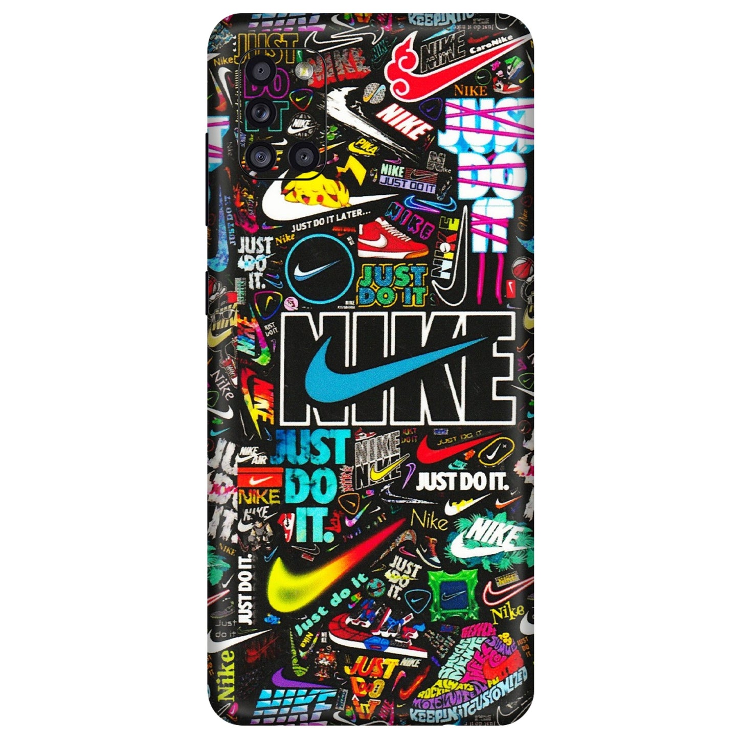 Samsung A/S Series Phone Skins (All Models) - Just Do It Doodles - 3D Embossed Finish (L-166) Samsung Galaxy A31