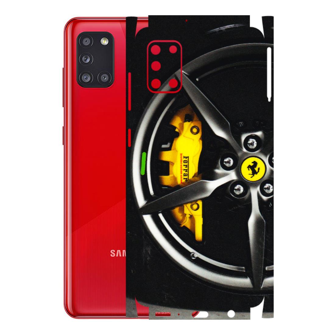 Samsung A/S Series Phone Skins (All Models) - Ferrari Wheel Alloy - 3D Embossed Finish (L-173) Samsung Galaxy A31