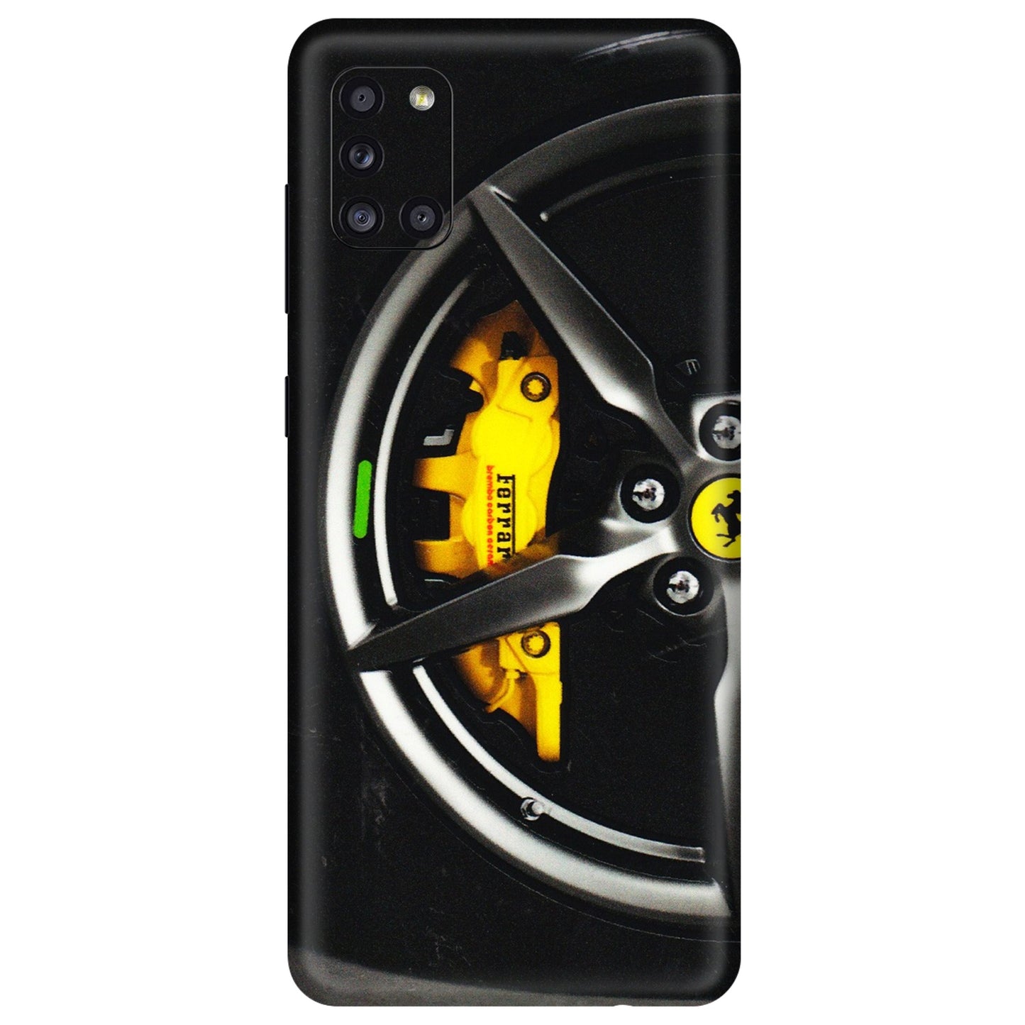 Samsung A/S Series Phone Skins (All Models) - Ferrari Wheel Alloy - 3D Embossed Finish (L-173) Samsung Galaxy A31