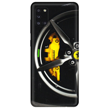Samsung A/S Series Phone Skins (All Models) - Ferrari Wheel Alloy - 3D Embossed Finish (L-173) Samsung Galaxy A31