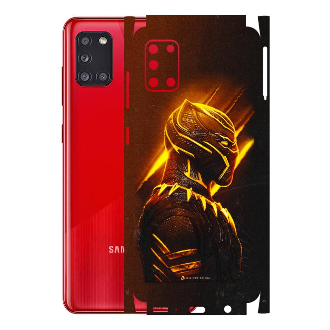 Samsung A/S Series Phone Skins (All Models) - Gold Black Panther - 3D Embossed Finish (L-181) Samsung Galaxy A31