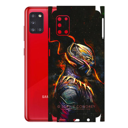 Samsung A/S Series Phone Skins (All Models) - Black Panther - 3D Embossed Finish (L-190) Samsung Galaxy A31