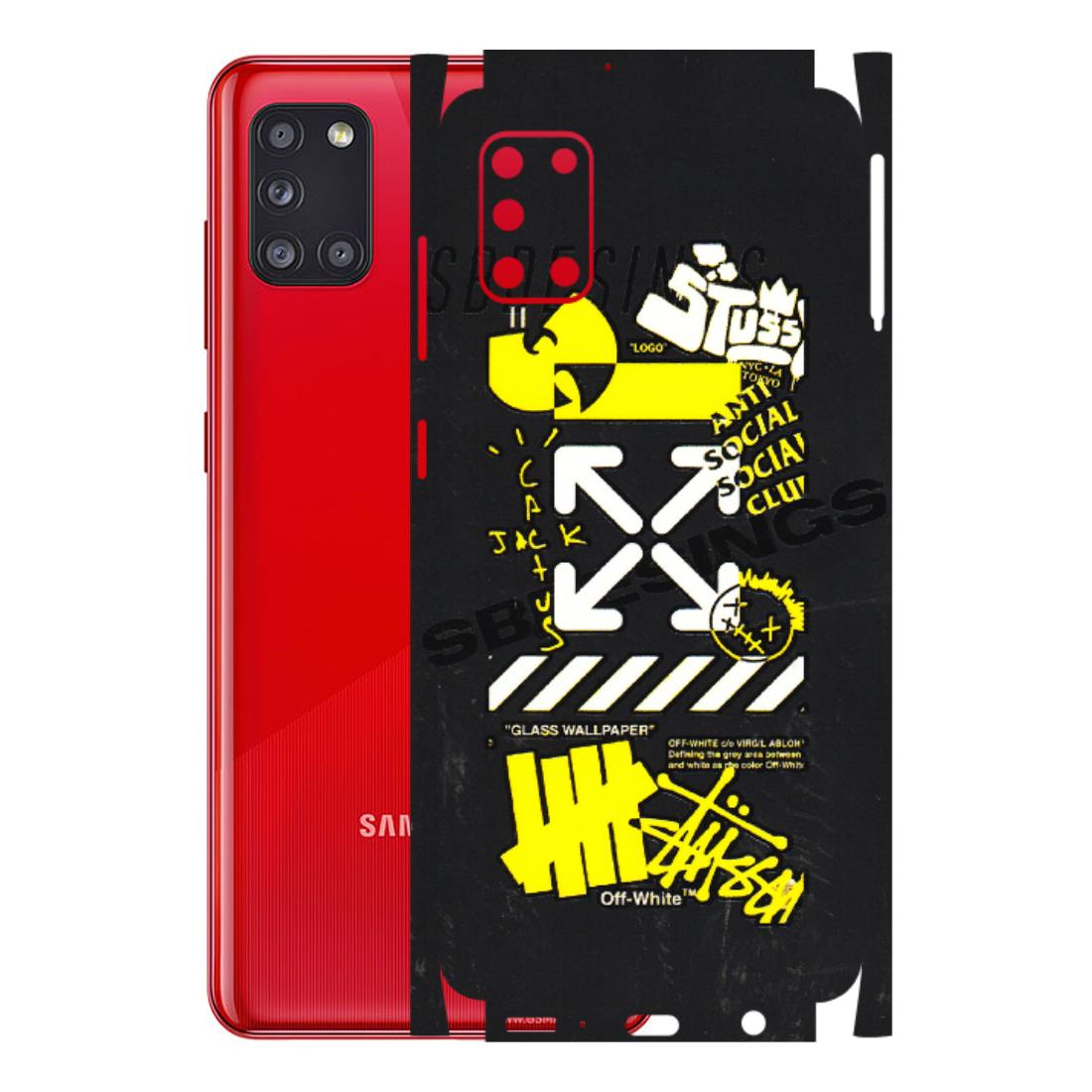 Samsung A/S Series Phone Skins (All Models) - Anti Social Graffiti - 3D Embossed Finish (L-198) Samsung Galaxy A31
