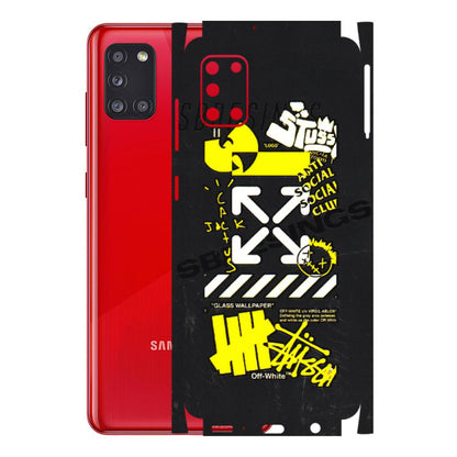 Samsung A/S Series Phone Skins (All Models) - Anti Social Graffiti - 3D Embossed Finish (L-198) Samsung Galaxy A31