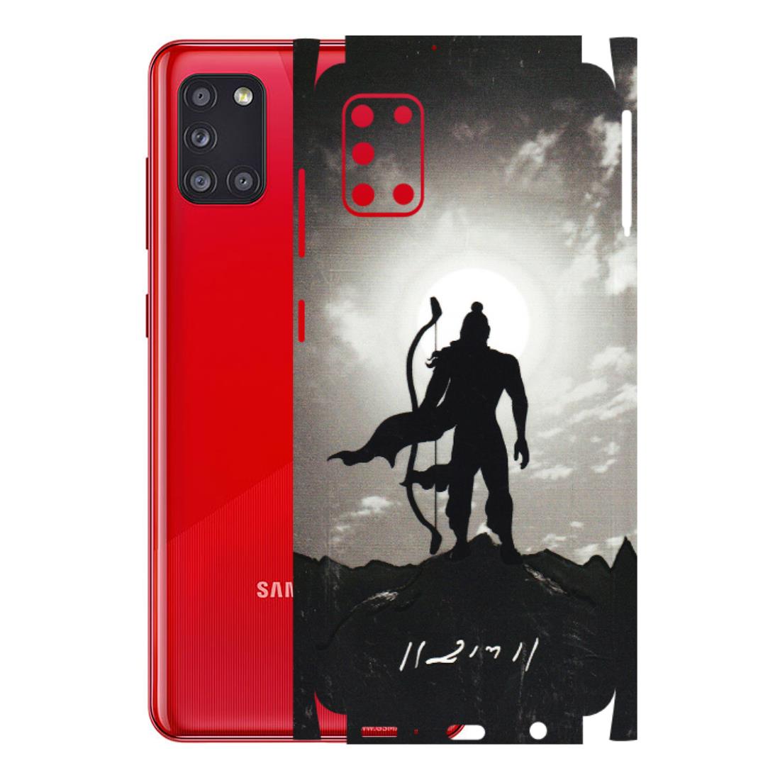 Samsung A/S Series Phone Skins (All Models) - Jai Siya Ram - 3D Embossed Finish (L-200) Samsung Galaxy A31