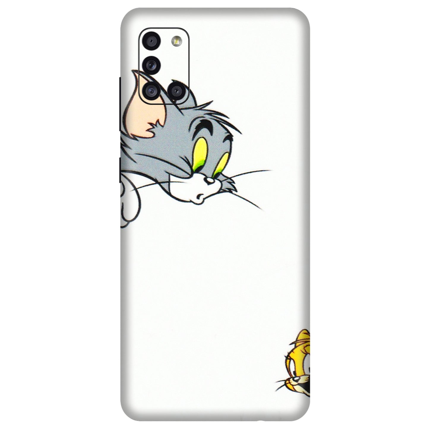 Samsung A/S Series Phone Skins (All Models) - Cute Tom And Jerry - 3D Embossed Finish (L-220) Samsung Galaxy A31