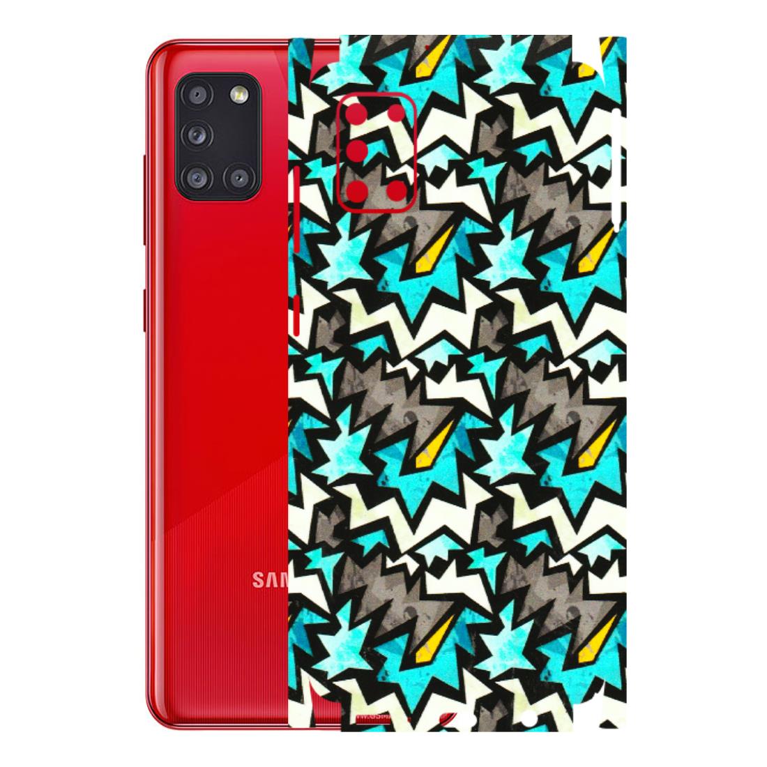 Samsung A/S Series Phone Skins (All Models) - Funky Zig Zag - 3D Embossed Finish (L-223) Samsung Galaxy A31