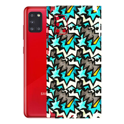 Samsung A/S Series Phone Skins (All Models) - Funky Zig Zag - 3D Embossed Finish (L-223) Samsung Galaxy A31