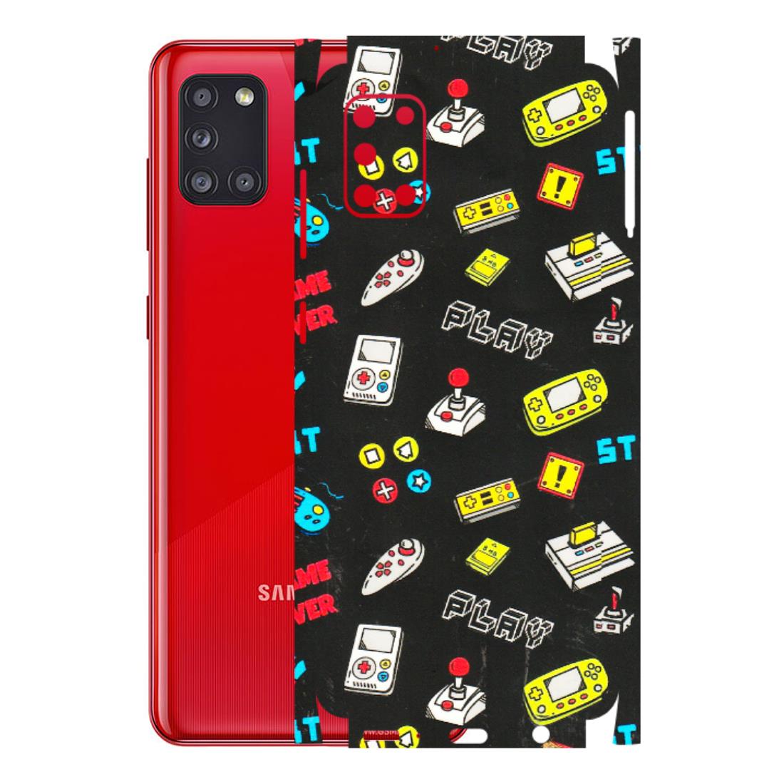 Samsung A/S Series Phone Skins (All Models) - Gaming Doodles - 3D Embossed Finish (L-224) Samsung Galaxy A31