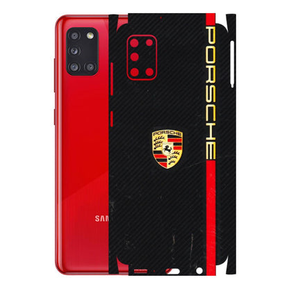 Samsung A/S Series Phone Skins (All Models) - Premium Porsche - 3D Embossed Finish (L-225) Samsung Galaxy A31