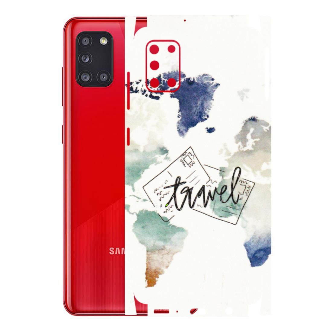 Samsung A/S Series Phone Skins (All Models) - Travel The World - 3D Embossed Finish (L-232) Samsung Galaxy A31