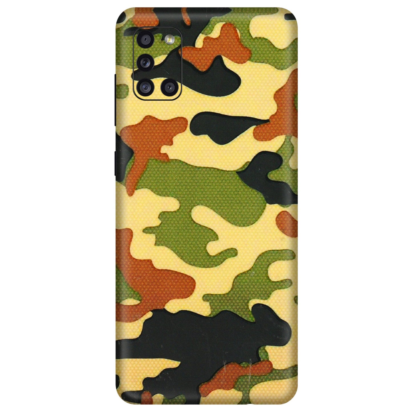 Samsung A/S Series Phone Skins (All Models) - Indian Military - 3D Embossed Finish (L-234) Samsung Galaxy A31