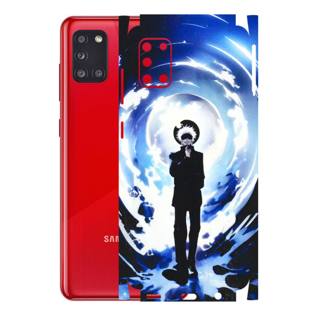 Samsung A/S Series Phone Skins (All Models) - Satoru Gojo Dark Blue - 3D Embossed Finish (L-235) Samsung Galaxy A31