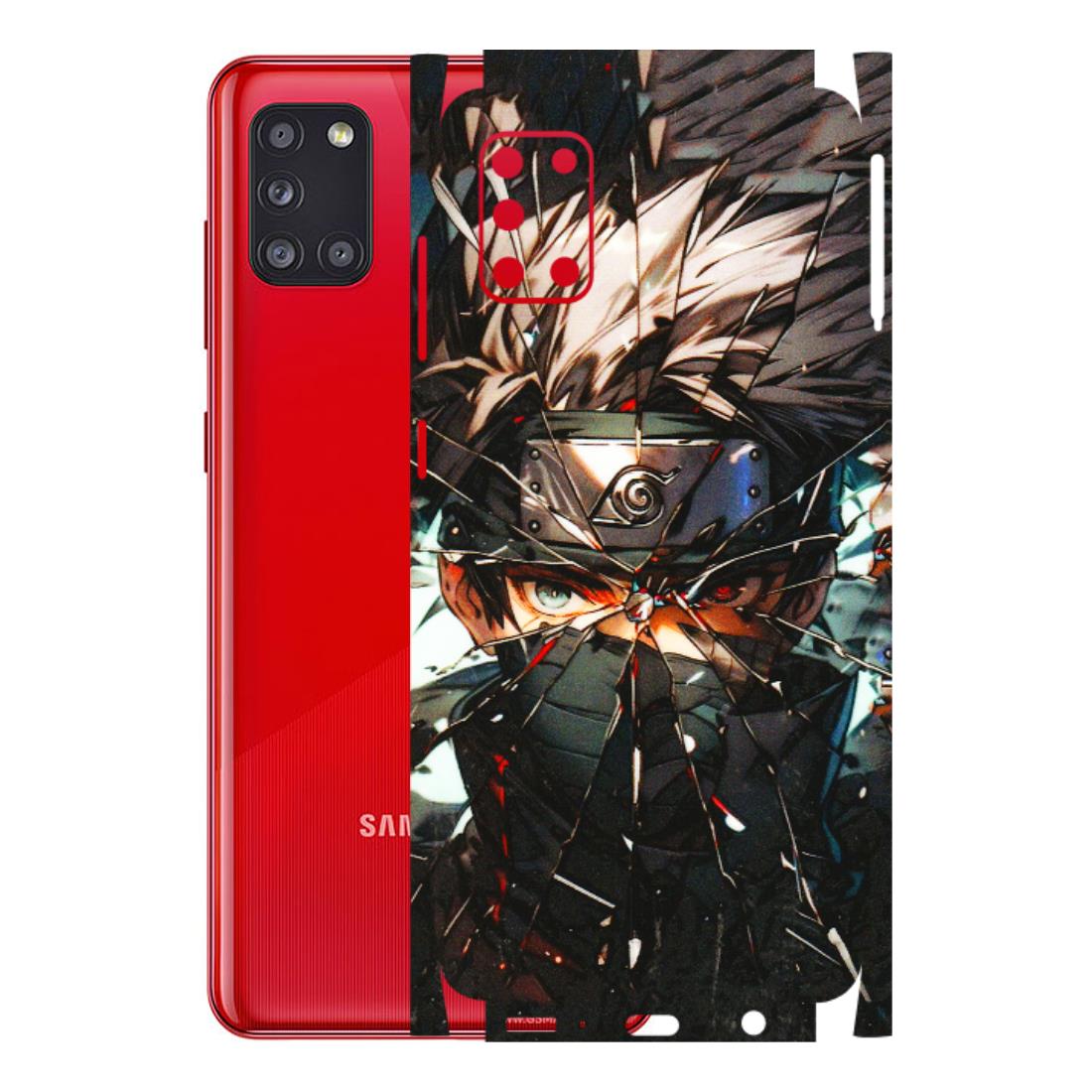 Samsung A/S Series Phone Skins (All Models) - Kakashi Shattered Glass Effect - 3D Embossed Finish (L-237) Samsung Galaxy A31
