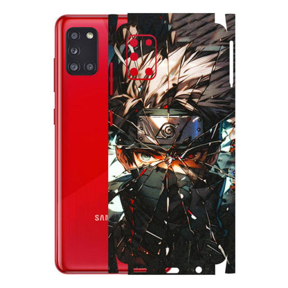Samsung A/S Series Phone Skins (All Models) - Kakashi Shattered Glass Effect - 3D Embossed Finish (L-237) Samsung Galaxy A31