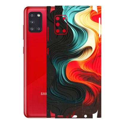 Samsung A/S Series Phone Skins (All Models) - The Silky Swirl - 3D Embossed Finish (L-240) Samsung Galaxy A31