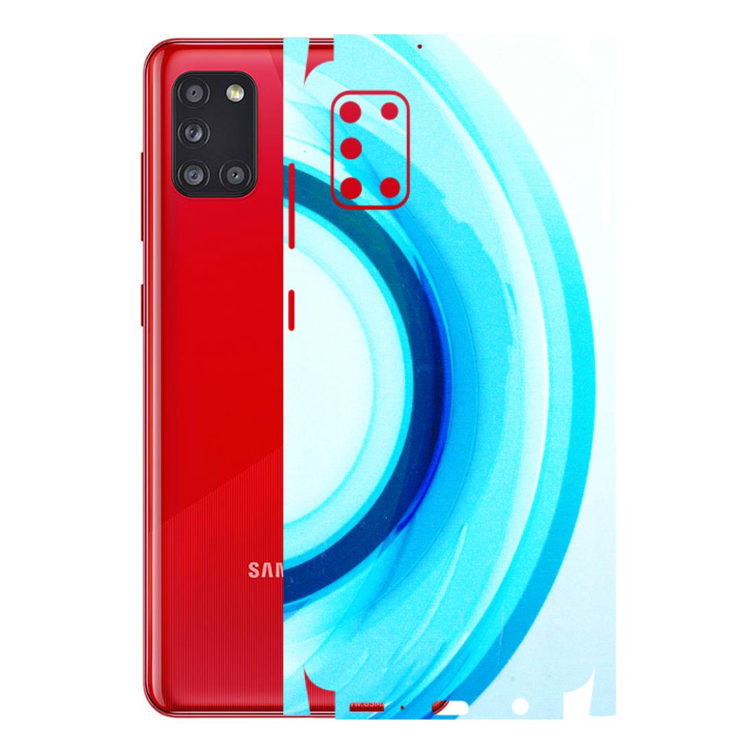 Samsung A/S Series Phone Skins (All Models) - The Blue Curve - 3D Embossed Finish (L-244) Samsung Galaxy A31