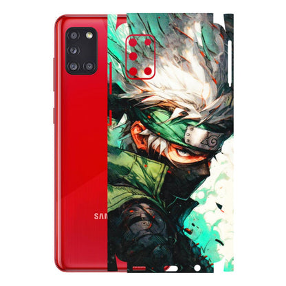 Samsung A/S Series Phone Skins (All Models) - Kakashi Side Profile - 3D Embossed Finish (L-249) Samsung Galaxy A31