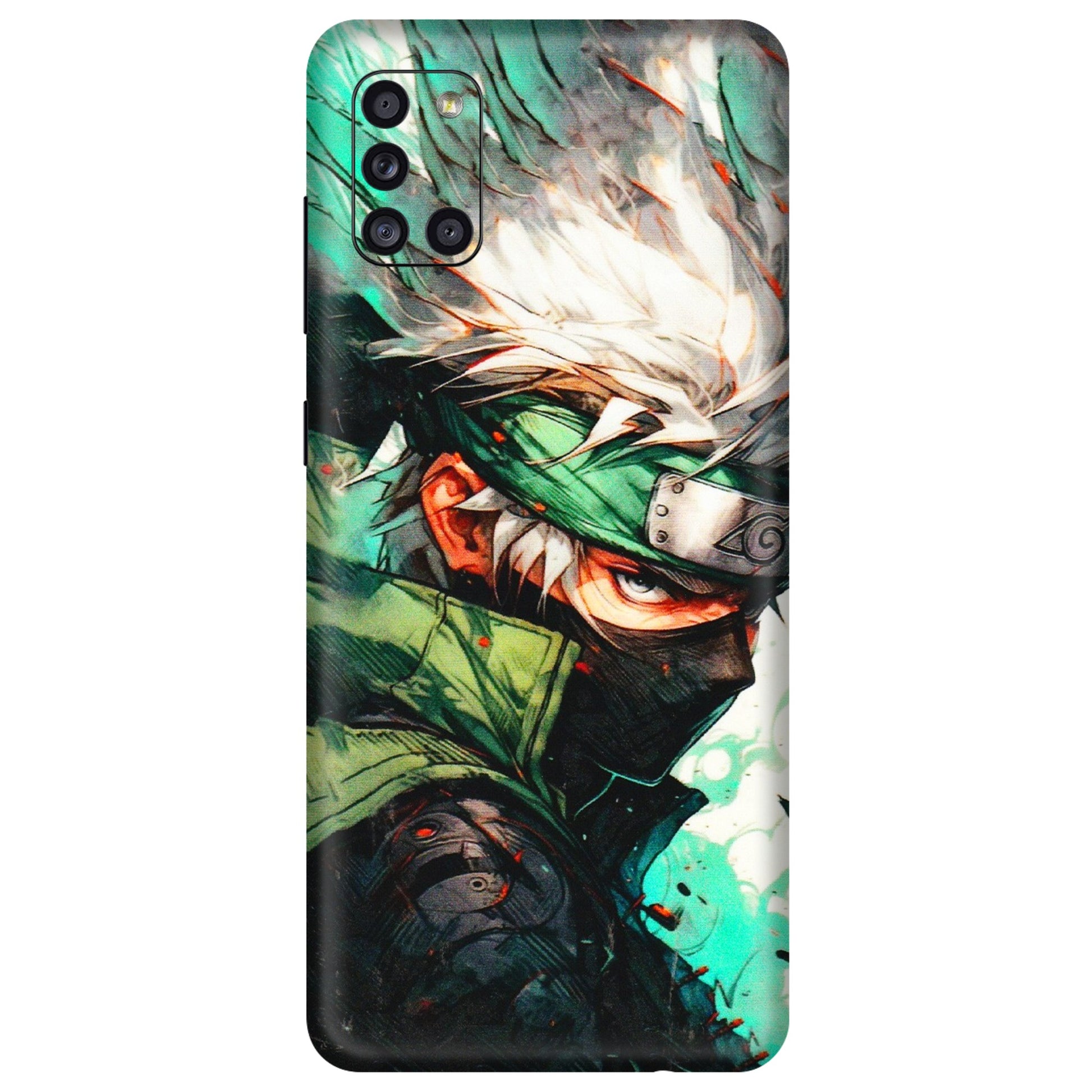 Samsung A/S Series Phone Skins (All Models) - Kakashi Side Profile - 3D Embossed Finish (L-249) Samsung Galaxy A31