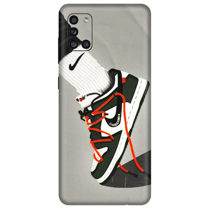 Samsung A/S Series Phone Skins (All Models) - New Grey Sneaker - 3D Embossed Finish (L-261) Samsung Galaxy A31
