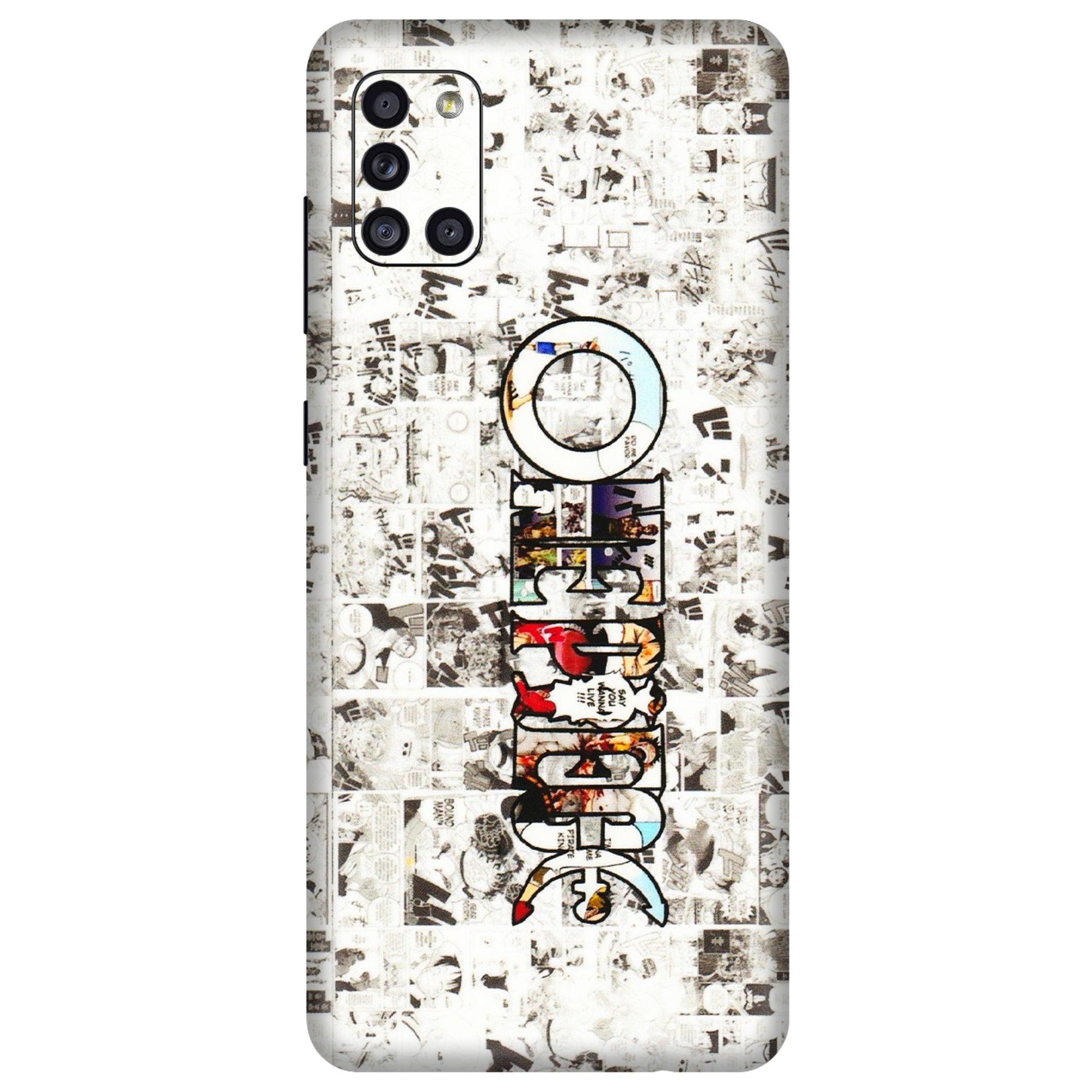 Samsung A/S Series Phone Skins (All Models) - One Piece Manga - 3D Embossed Finish (L-26) Samsung Galaxy A31