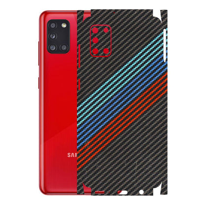 Samsung A/S Series Phone Skins (All Models) - Carbon BM - 3D Embossed Finish (L-302) Samsung Galaxy A31