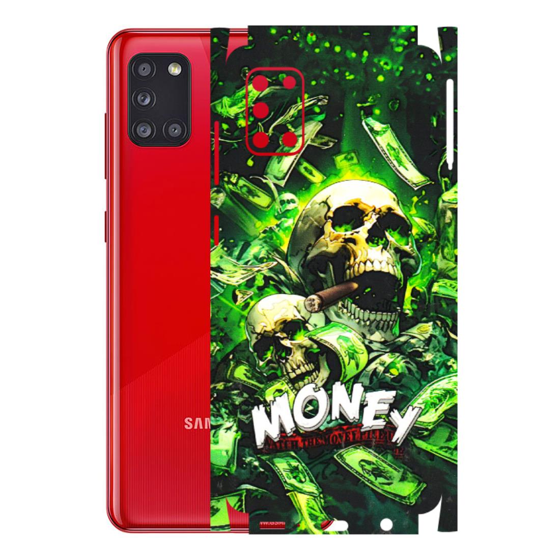 Samsung A/S Series Phone Skins (All Models) - Skull Money - 3D Embossed Finish (L-303) Samsung Galaxy A31