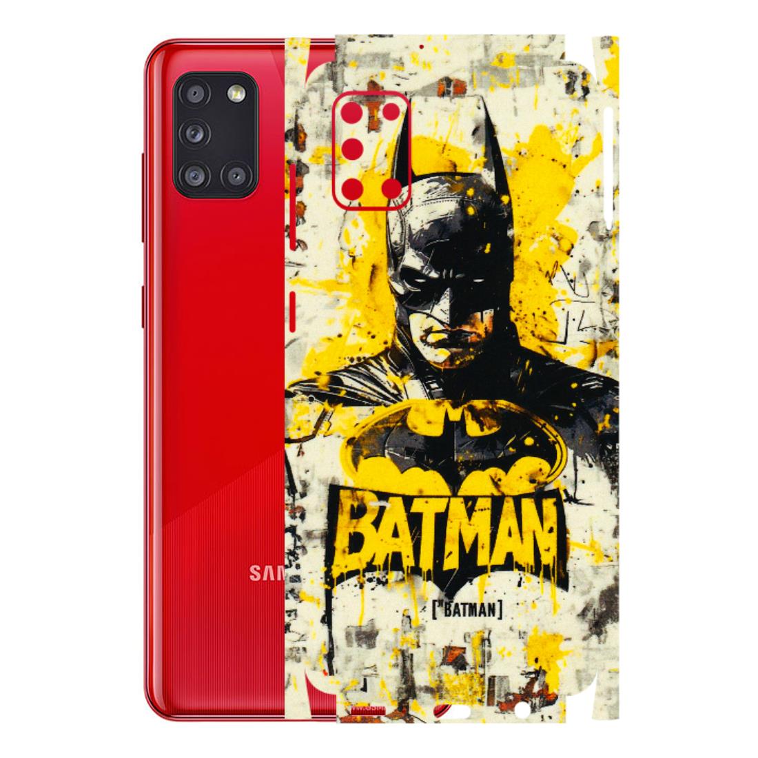 Samsung A/S Series Phone Skins (All Models) - Batman Yellow BT - 3D Embossed Finish (L-304) Samsung Galaxy A31