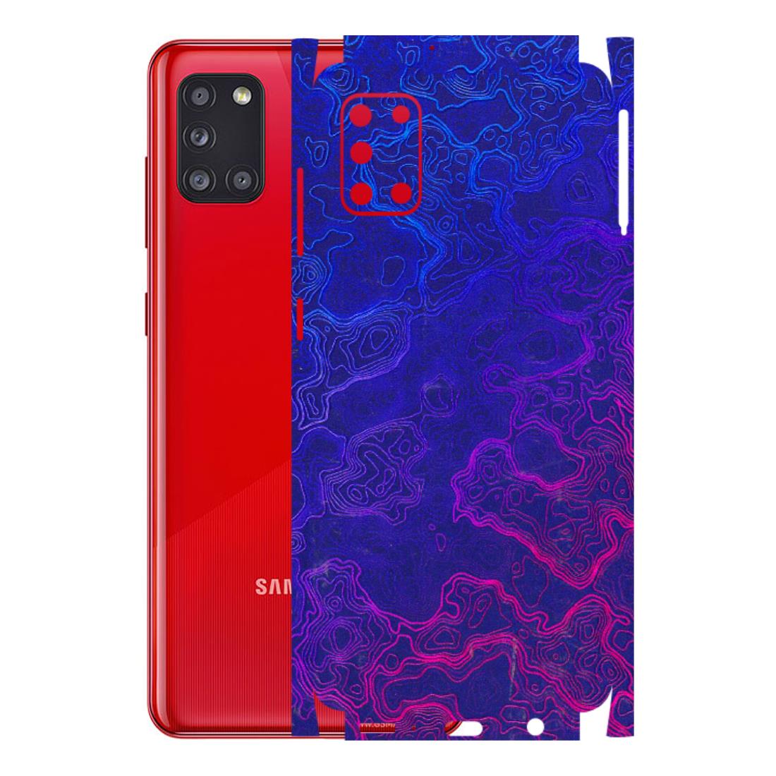 Samsung A/S Series Phone Skins (All Models) - Purple Ripples Swirl - 3D Embossed Finish (L-314) Samsung Galaxy A31