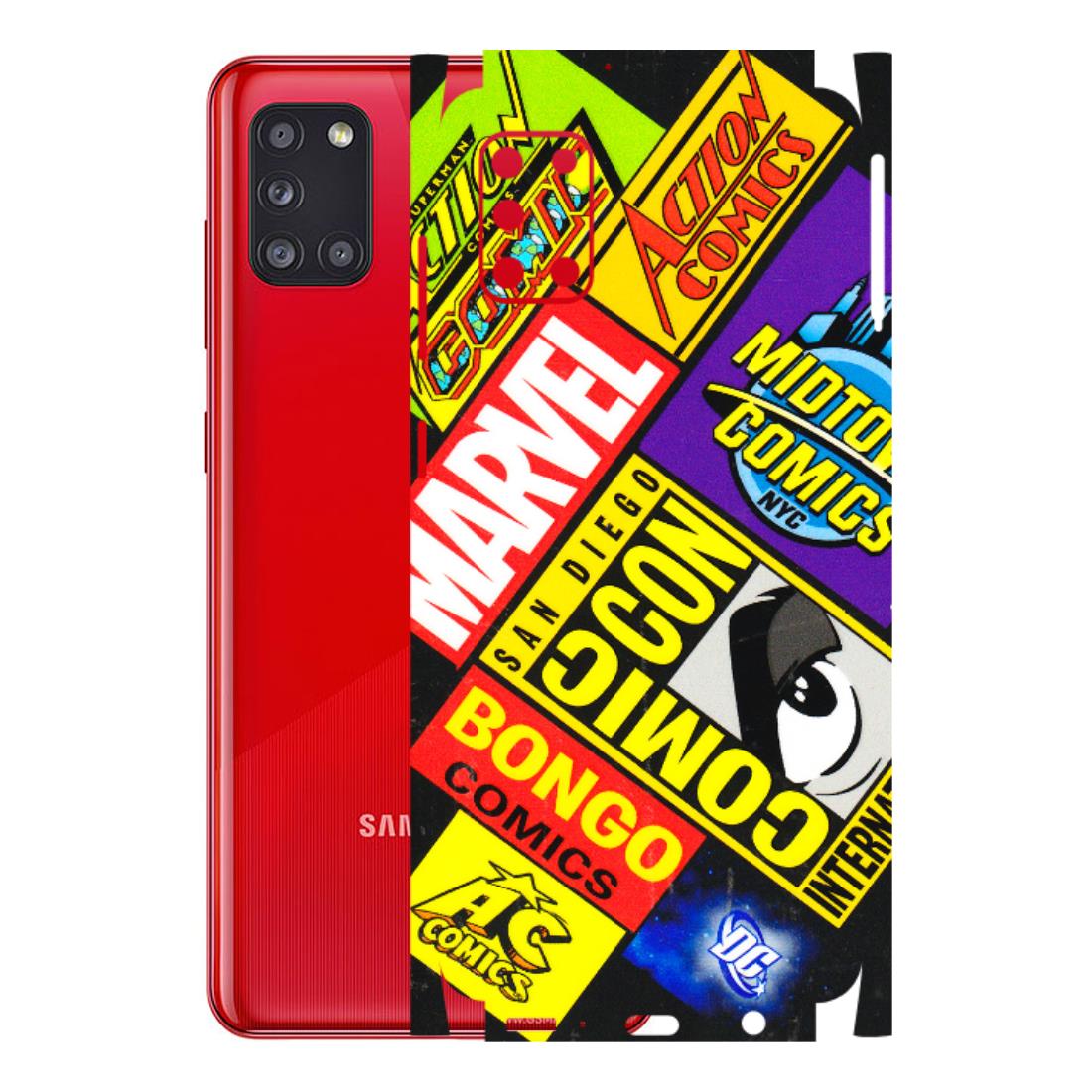 Samsung A/S Series Phone Skins (All Models) - Bongo Comic Con - 3D Embossed Finish (L-325) Samsung Galaxy A31