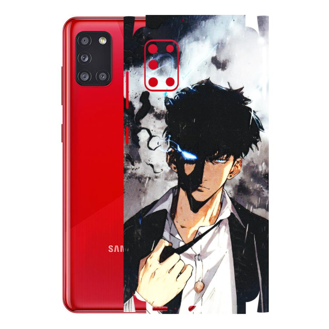 Samsung A/S Series Phone Skins (All Models) - Sung Jinwoo Manhwa Anime - 3D Embossed Finish (L-328) Samsung Galaxy A31