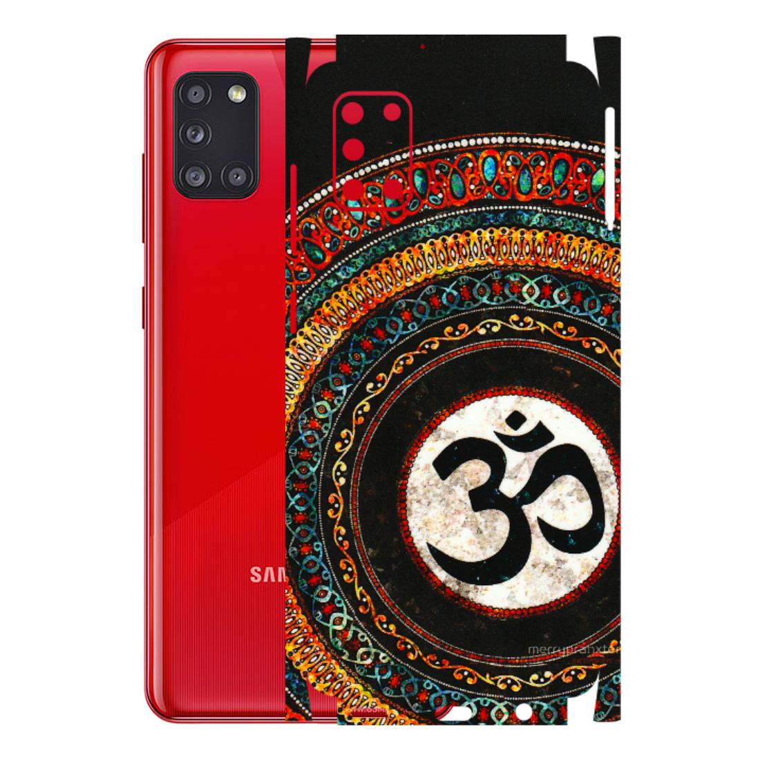 Samsung A/S Series Phone Skins (All Models) - Aum Chant Abstract - 3D Embossed Finish (L-42) Samsung Galaxy A31