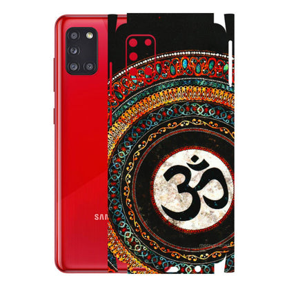 Samsung A/S Series Phone Skins (All Models) - Aum Chant Abstract - 3D Embossed Finish (L-42) Samsung Galaxy A31