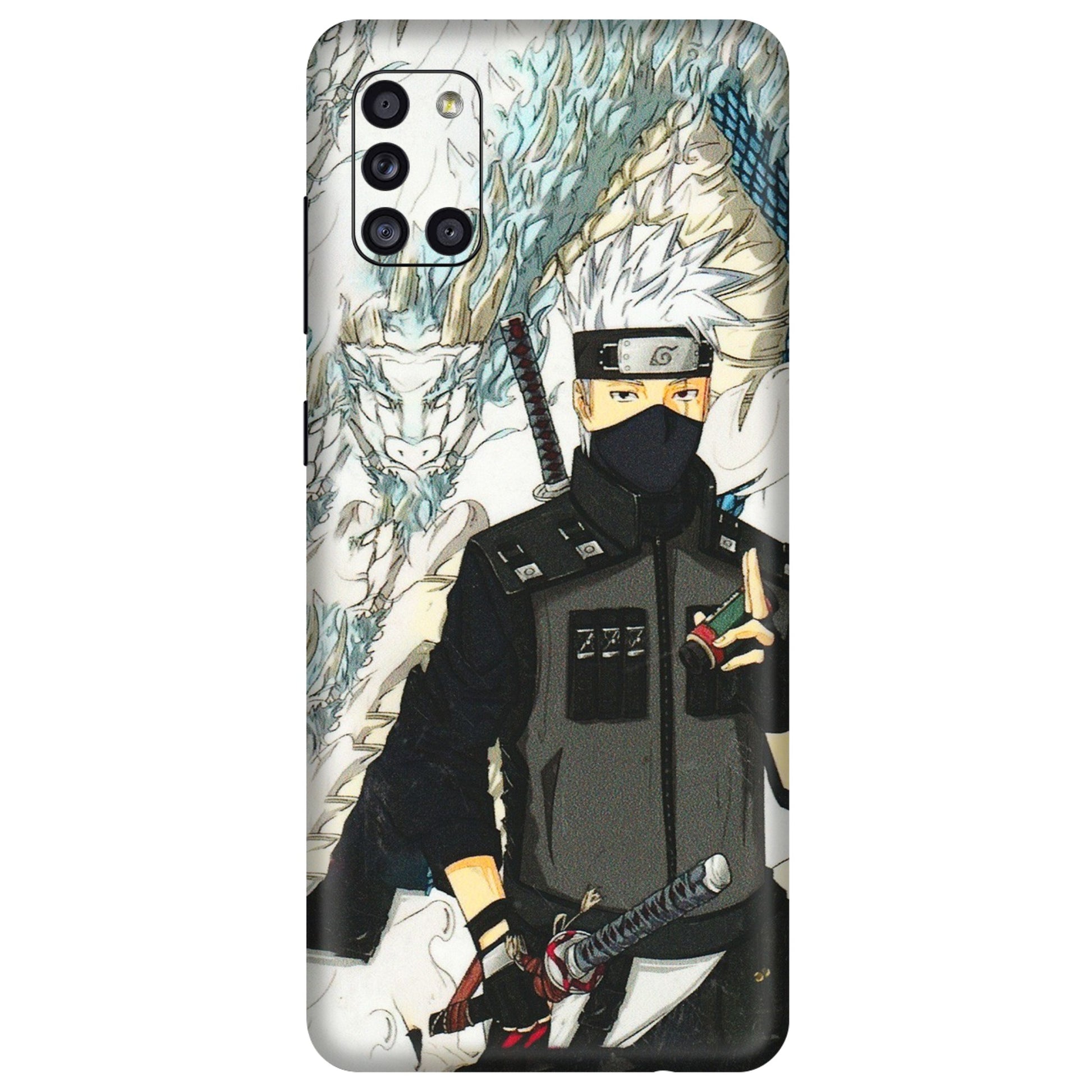 Samsung A/S Series Phone Skins (All Models) - Kakashi Hatake Naruto Anime - 3D Embossed Finish (L-46) Samsung Galaxy A31