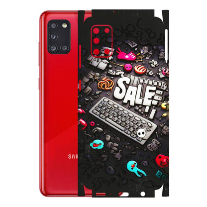 Samsung A/S Series Phone Skins (All Models) - Gadgets Sale - 3D Embossed Finish (L-50) Samsung Galaxy A31