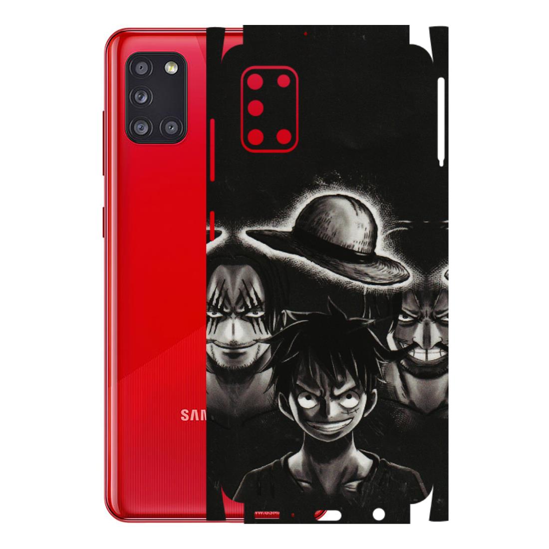 Samsung A/S Series Phone Skins (All Models) - Black Luffy Hat - 3D Embossed Finish (L-57) Samsung Galaxy A31