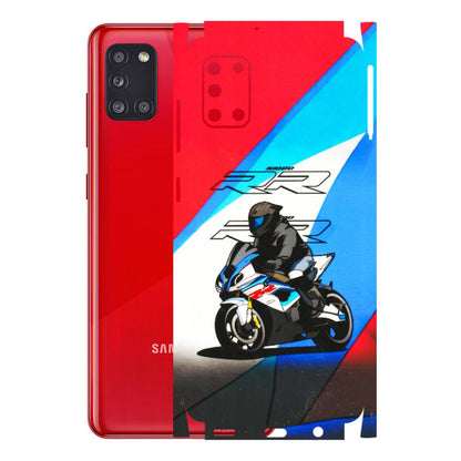 Samsung A/S Series Phone Skins (All Models) - Bikers Love - 3D Embossed Finish (L-58) Samsung Galaxy A31