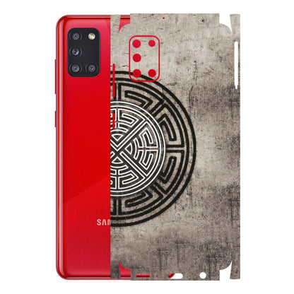 Samsung A/S Series Phone Skins (All Models) - Mysterious Circular Design - 3D Embossed Finish (L-63) Samsung Galaxy A31