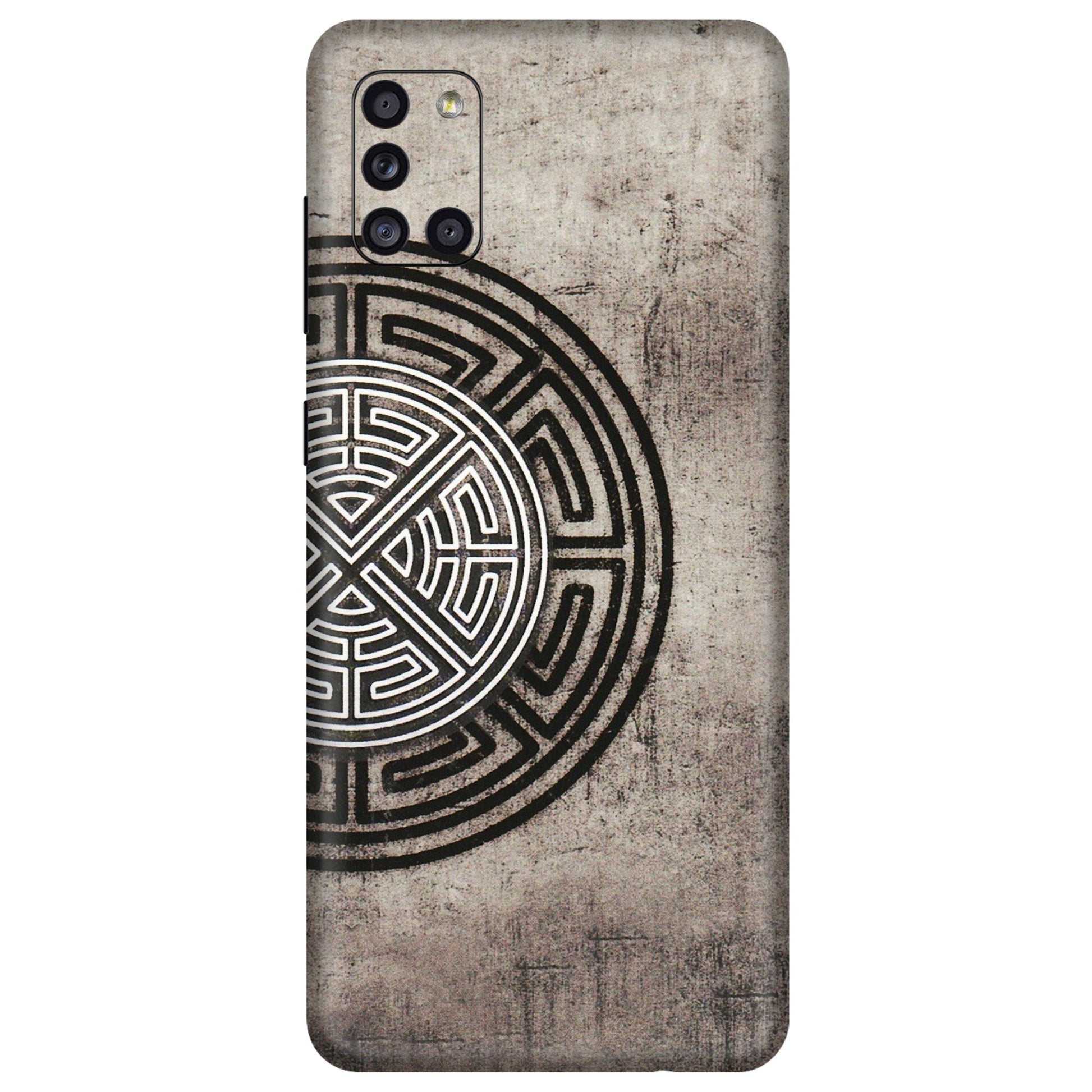 Samsung A/S Series Phone Skins (All Models) - Mysterious Circular Design - 3D Embossed Finish (L-63) Samsung Galaxy A31