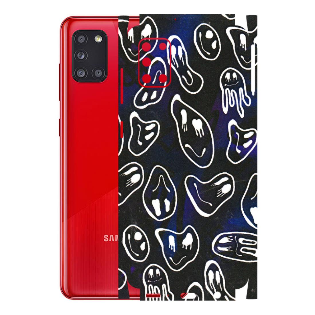 Samsung A/S Series Phone Skins (All Models) - Distorted Smileys - 3D Embossed Finish (L-92) Samsung Galaxy A31