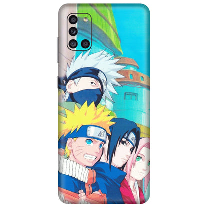 Samsung A/S Series Phone Skins (All Models) - Team Minato And Kakashi - Matte Finish (M-101) Samsung Galaxy A31