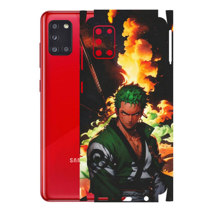 Samsung A/S Series Phone Skins (All Models) - Roronoa Zoro - Matte Finish (M-102) Samsung Galaxy A31