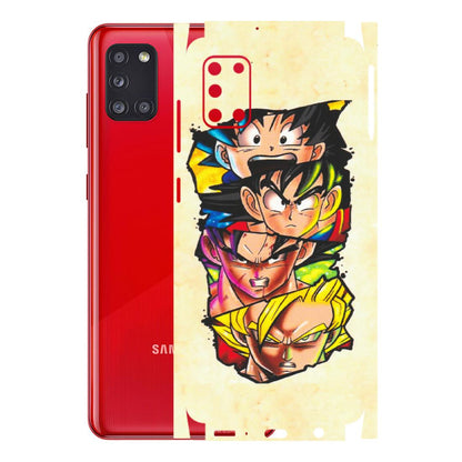 Samsung A/S Series Phone Skins (All Models) - Angry Multi Anime - Matte Finish (M-113) Samsung Galaxy A31
