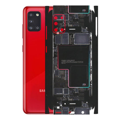 Samsung A/S Series Phone Skins (All Models) - Motherboard Circuit Layout - Matte Finish (M-117) Samsung Galaxy A31