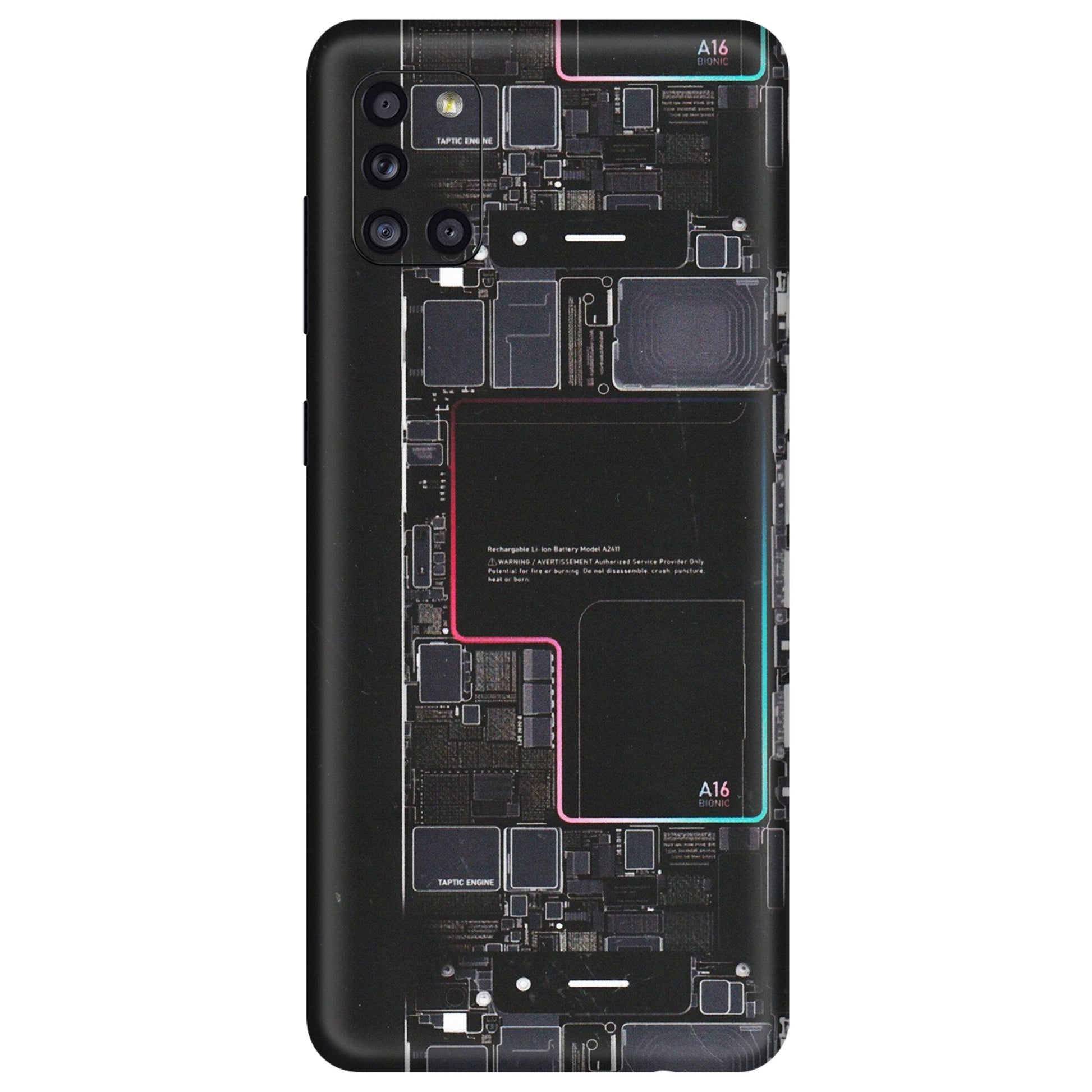Samsung A/S Series Phone Skins (All Models) - Motherboard Circuit Layout - Matte Finish (M-117) Samsung Galaxy A31