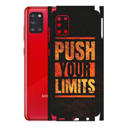 Samsung A/S Series Phone Skins (All Models) - Push Your Limits - Matte Finish (M-118) Samsung Galaxy A31