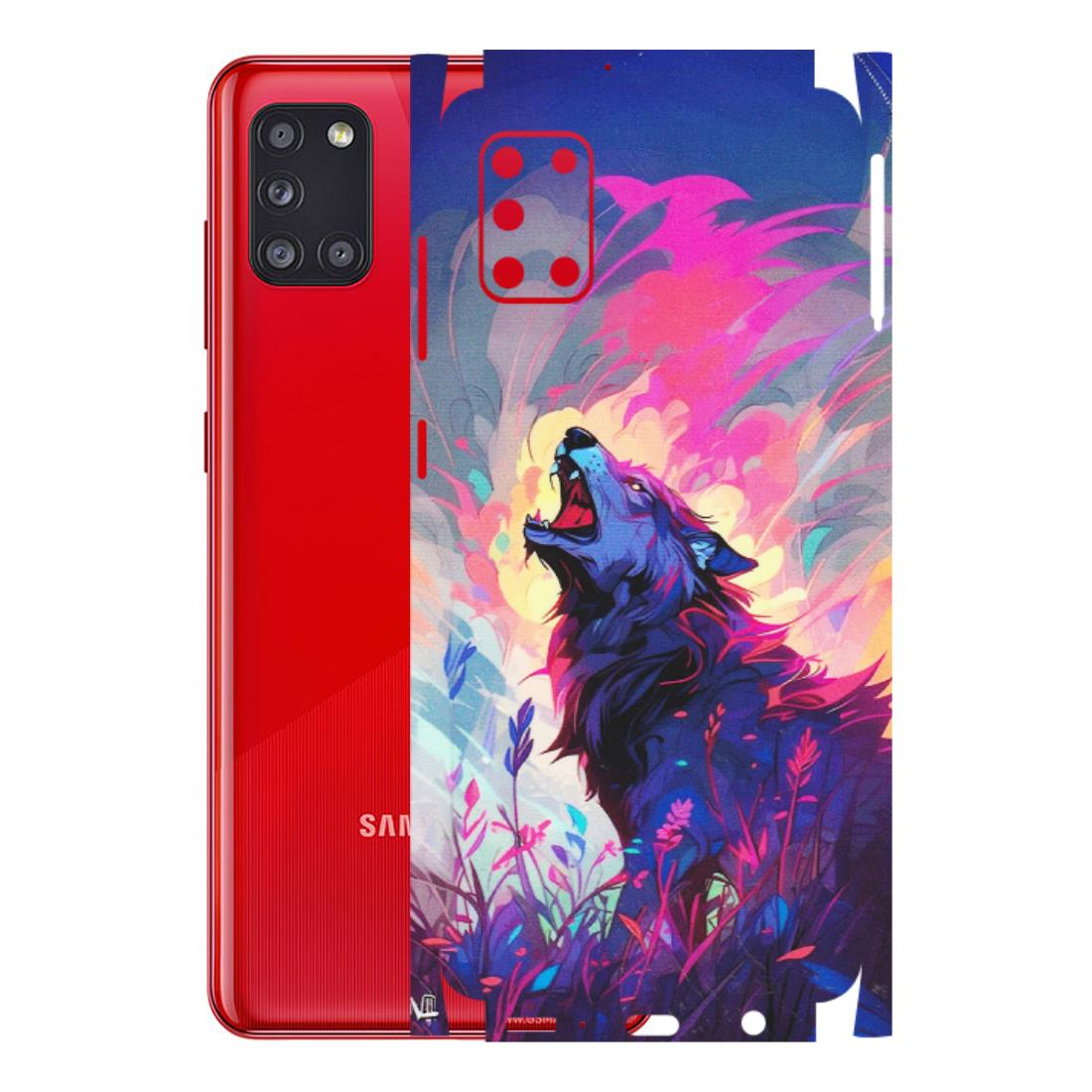 Samsung A/S Series Phone Skins (All Models) - New Wild Wolf Abstract - Matte Finish (M-125) Samsung Galaxy A31