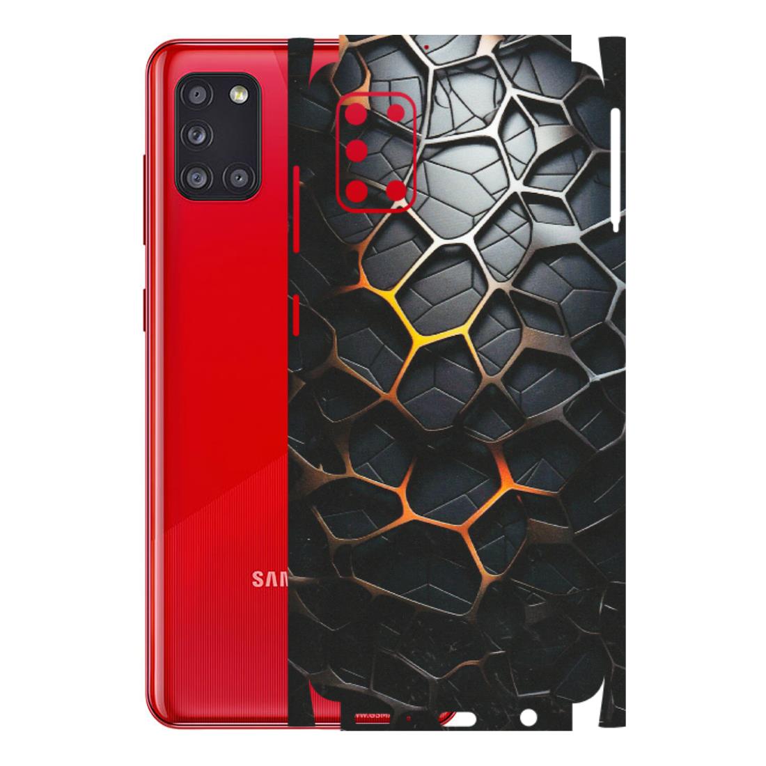Samsung A/S Series Phone Skins (All Models) - New Abstract Graphite Tiles - Matte Finish (M-130) Samsung Galaxy A31